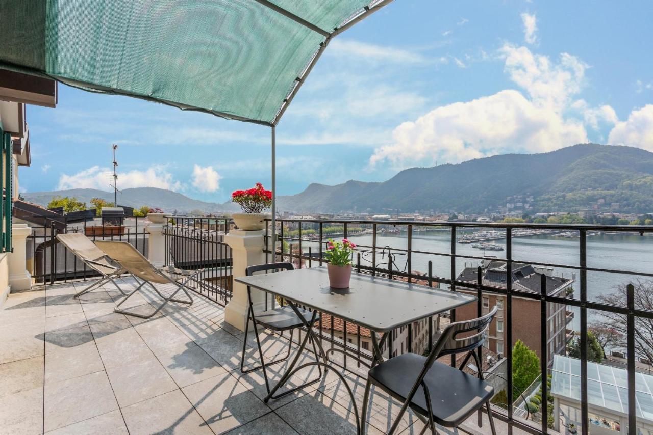 Attico Vista Lago โกโม ภายนอก รูปภาพ
